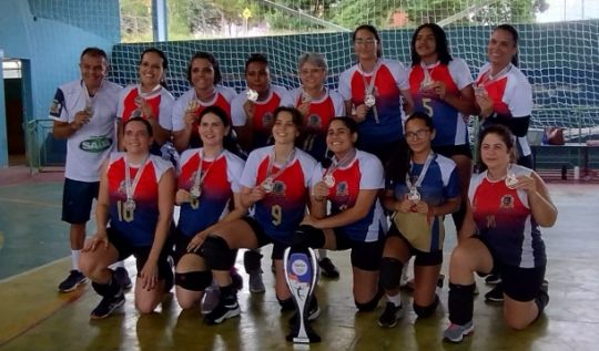 Voleibol feminino de João Monlevade alcança bom resultado em São Domingos do Prata(Foto: Divulgação/AcomPMJM)