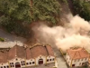 Parte de morro desliza sobre duas casas no centro de Ouro Preto(Foto: Reprodução/Redes Sociais)