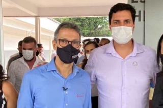 Deputado Tito Torres (PSDB) e governador Romeu Zema (Novo)