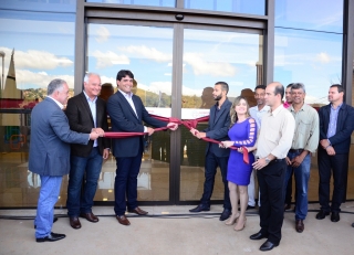 Desenlace da fita inaugural - Hendrigo Costa Acom PMSGRA 