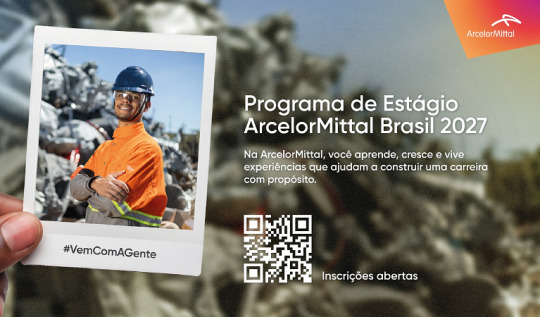 Inscri&ccedil;&otilde;es abertas para est&aacute;gio na ArcelorMittal em Monlevade(Foto: Divulga��o)