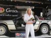 Só até domingo: carro do filme 'De Volta Para o Futuro' no Graal(Ktia Passos)