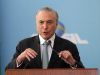 Em vídeo, Temer deseja a paz e diz que roga a Deus por dias melhores(Foto: Antonio Cruz/AB)