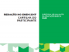 Manual traz orientações para escrever a redação do Enem(Foto: Divulgao)