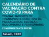 Itabira vacina rodoviários e ferroviários neste sábado (3)(Foto: AcomPMI)