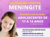 Adolescentes de 11 a 14 anos são vacinados contra meningite, em Monlevade(Foto: Divulgao)
