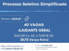 Prefeitura de João Monlevade abre inscrições para processo seletivo para contratação de 40 ajudantes gerais(Foto: Divulgao/AcomPMJM)