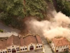 Parte de morro desliza sobre duas casas no centro de Ouro Preto(Foto: Reproduo/Redes Sociais)