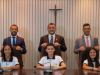 Vereadores mirins tomam posse e elegem Mesa Diretora para 2026, em S&atilde;o Gon&ccedil;alo(Foto: Divulga��o/AcomCMSGRA)